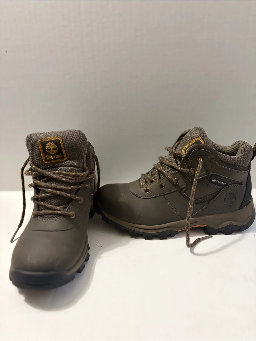 Timberland Kids Olive Green Lace-Up Hiking Boots